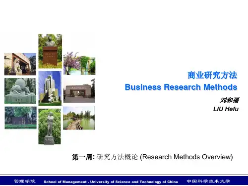 商业研究方法Business Research Methods