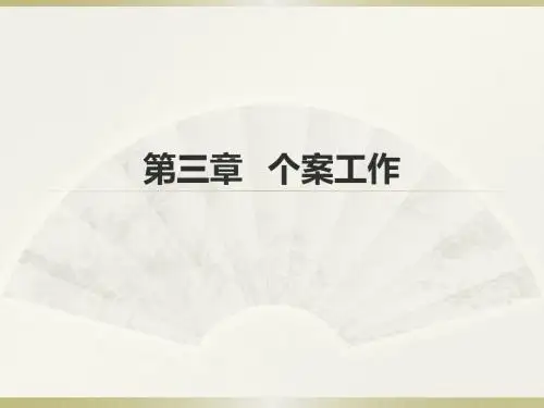 3-个案工作
