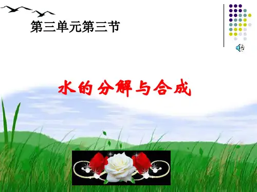 第二章第三节水的分解点解动态图1ppt