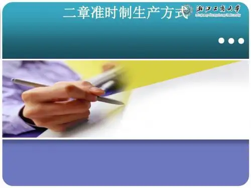 准时制生产方式培训课件(PPT 51张)