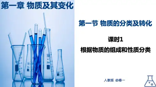 1.1.1物质的分类 课件 高一上学期化学人教版(2019)必修第一册