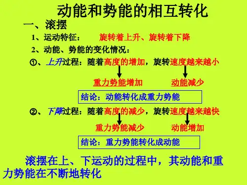 动能和势能的转化
