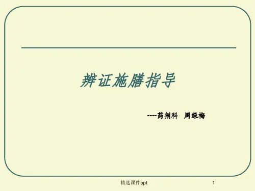 《辨证施膳指导》PPT课件