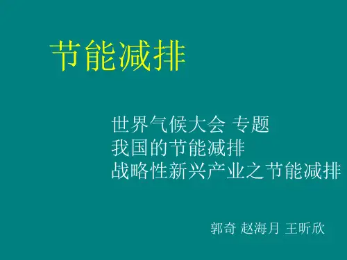 节能减排完稿ppt课件