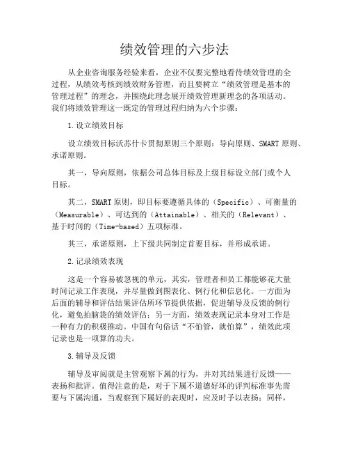 绩效管理的六步法