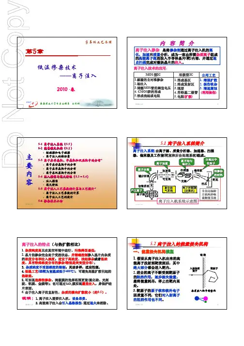 离子注入(PDF课件)