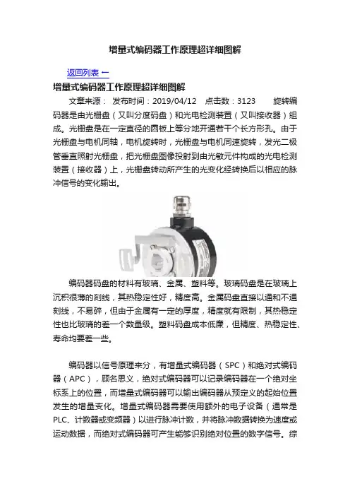 增量式编码器工作原理超详细图解