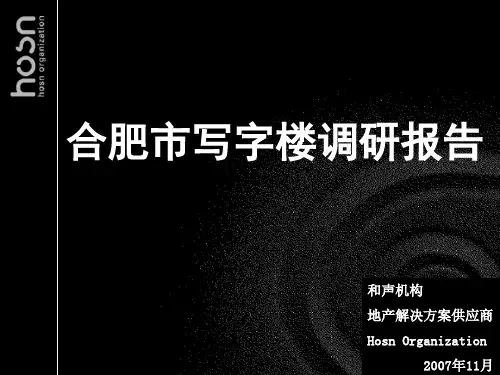 合肥市写字楼市场调研报告