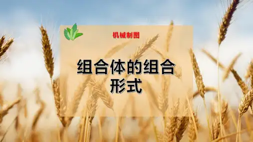16-组合体的组合形式PPT模板