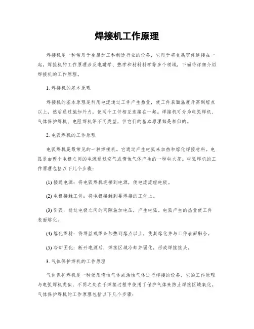 焊接机工作原理