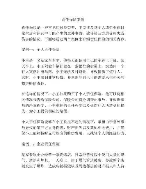 责任保险案例