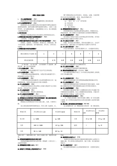 02409桥梁工程长沙理工大学自考