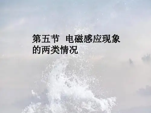 电磁感应现象的两类情况PPT教学课件