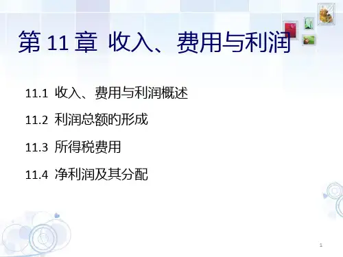 第11章-收入、费用和利润