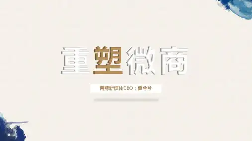 微商裂变PPT