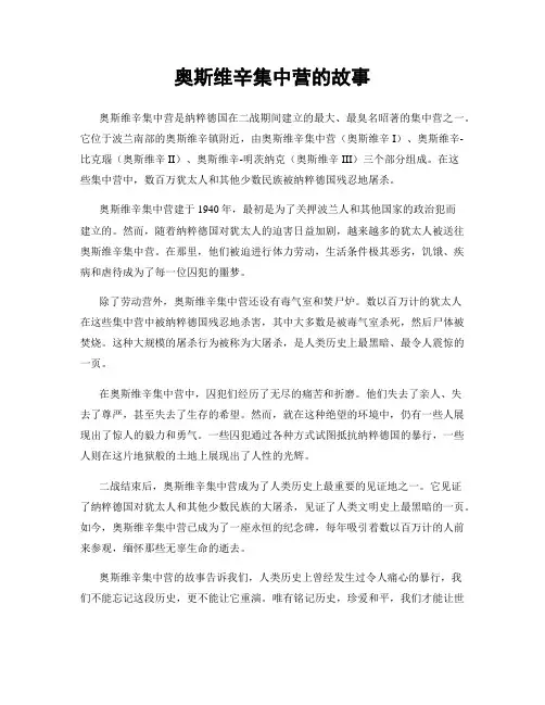 奥斯维辛集中营的故事
