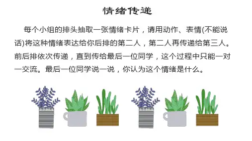 心理健康教育--《你的心情我最懂》