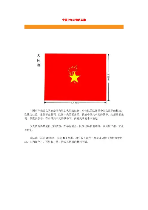 中国少年先锋队队旗