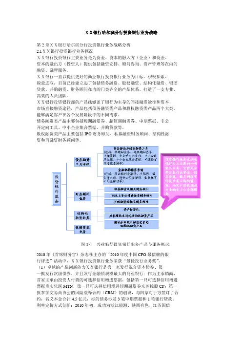银行分行投资银行业务战略
