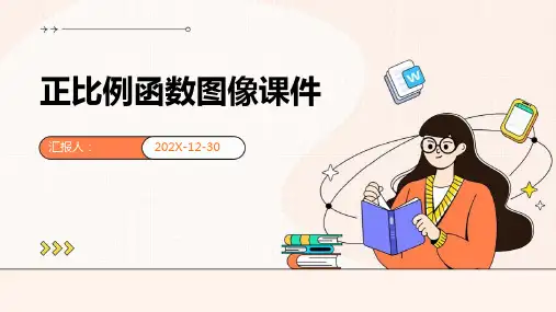 正比例函数图像课件ppt