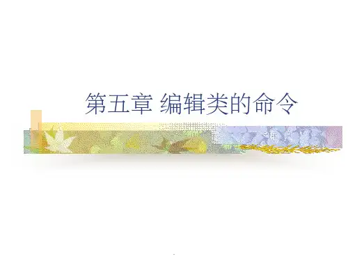 CAD编辑类命令ppt课件
