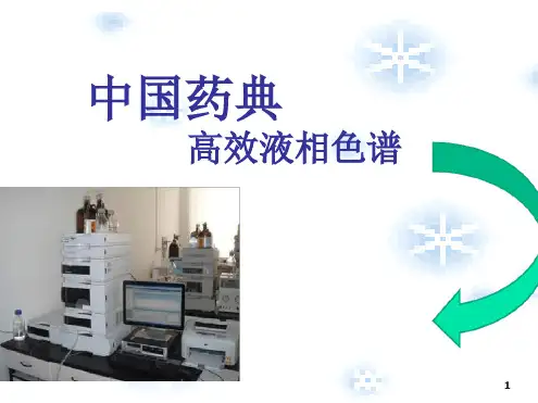 中国药典 高效液相色谱讲义