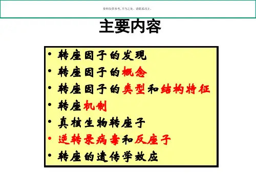 转座因子和转座