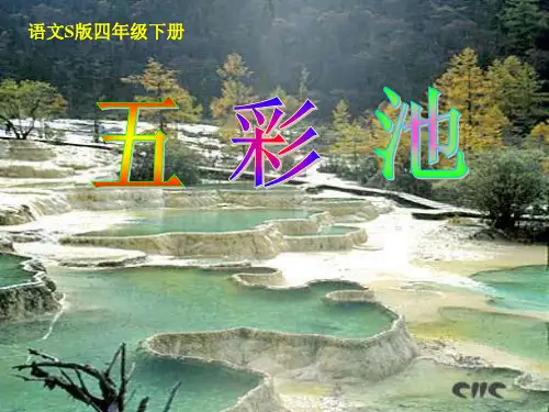 四年级下册语文课件-二单元 8 五彩池 语文S版 (共14张PPT)