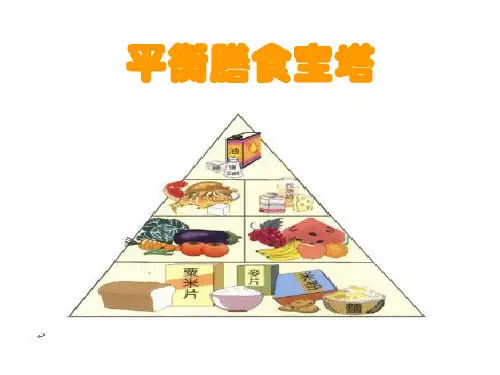 平衡膳食宝塔