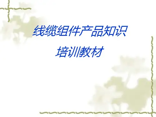 线缆组件培训