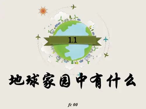 二年级上册科学课件 - 1.1地球家园有什么 教科版