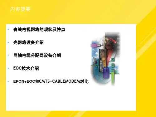 【优选】有线电视网络基础知识PPT文档