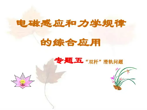 电磁感应中的动力学问题“双杆”滑轨问题