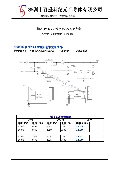 5V3A车充方案,5V2A车充方案