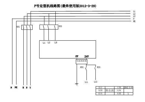 德国布鲁克郎定型机同步线路图