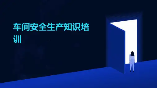 车间安全生产知识培训