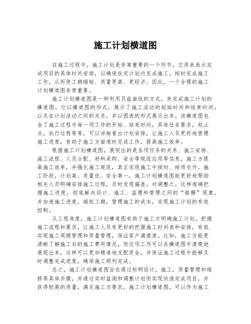 施工计划横道图 (5)