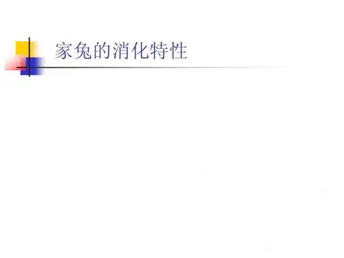 西南大学“7+5”兔业家兔的消化特性