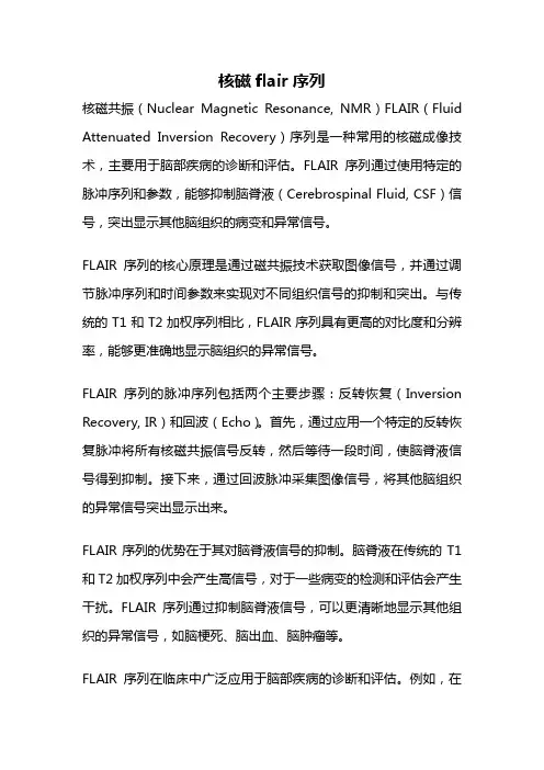 核磁flair序列