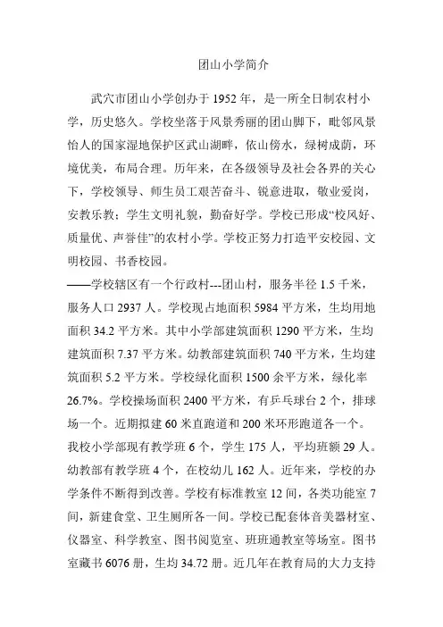 团山小学简介