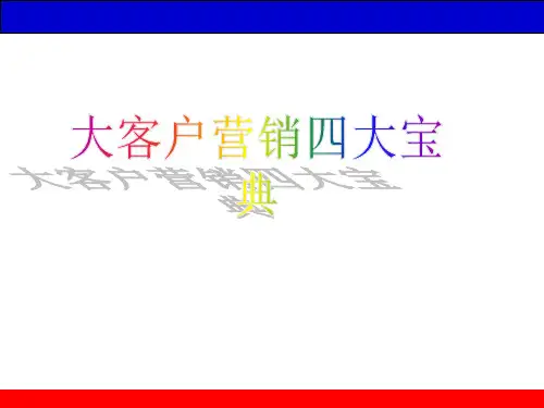 大客户营销四大宝典.pptx