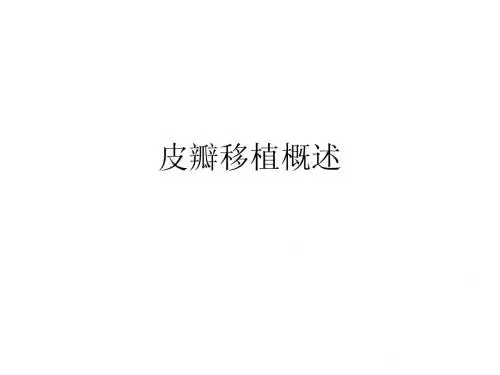皮瓣设计原则