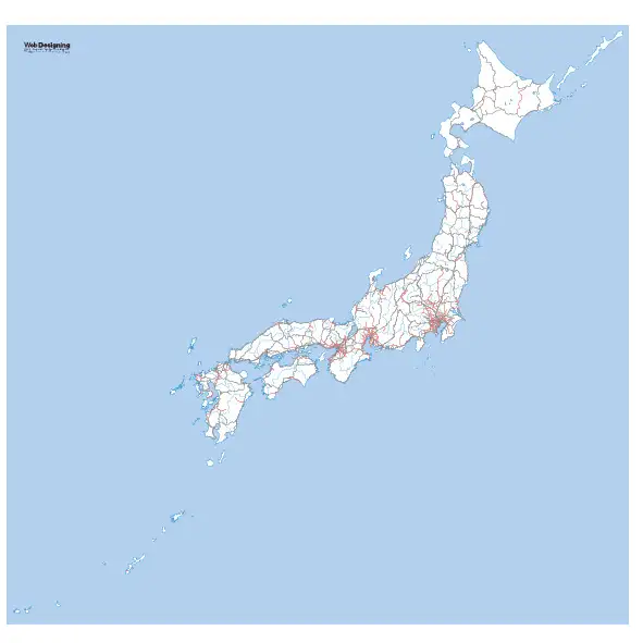 日本铁路全图