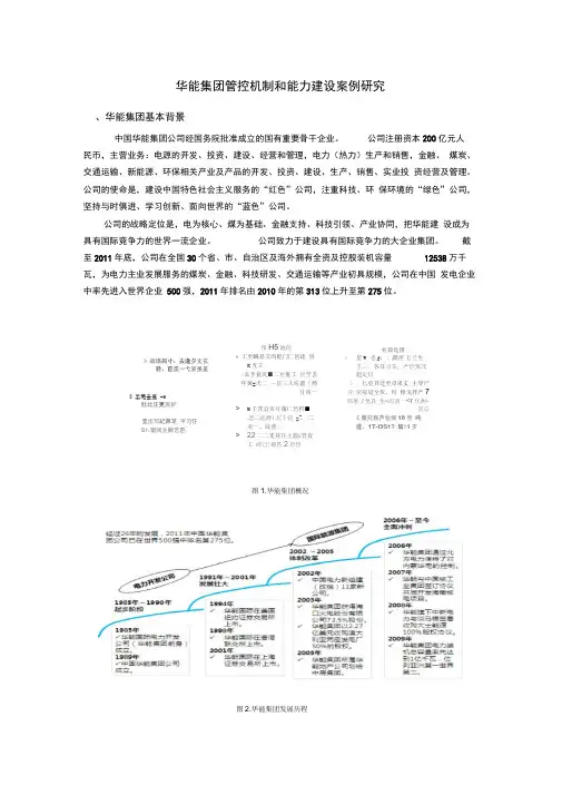 华能集团管控案例研究详解