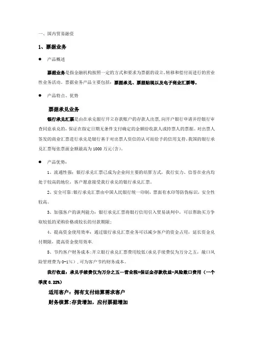 票据、国内证业务培训(12月9日)