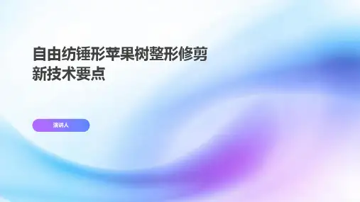 自由纺锤形苹果树整形修剪新技术要点