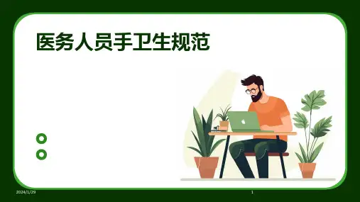 医务人员手卫生规范(2024)