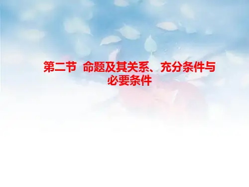 命题及其关系PPT教学课件