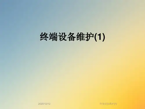 终端设备维护(1)
