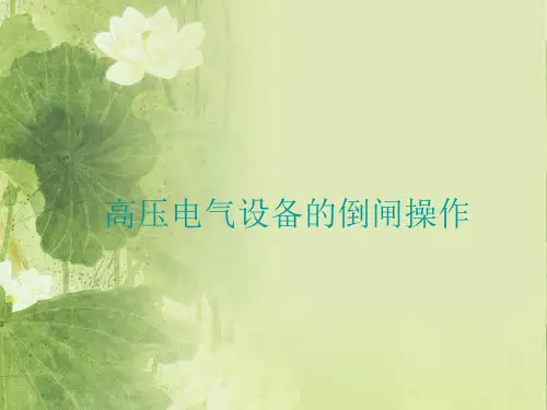 高压电气设备的倒闸操作培训课件.pptx